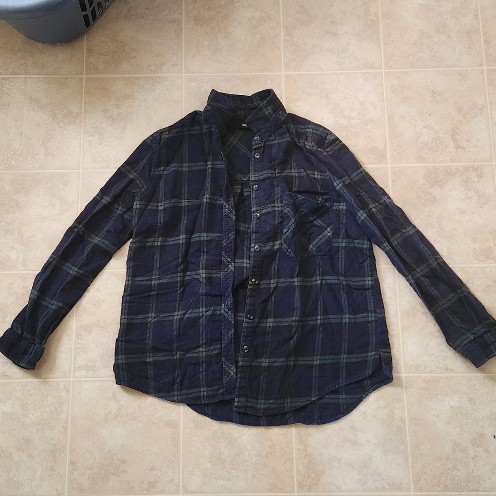 BDG Blue & Green Flannel